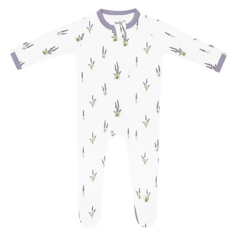 Kyte Baby Zippered Footie Lavender 12-18 Months