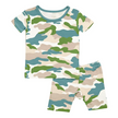 Kyte Baby Toddler Short Sleeve Pajamas Camo