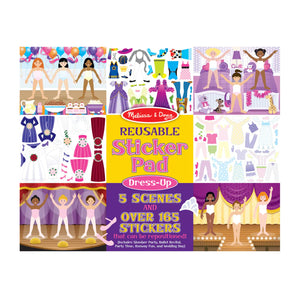 MELISSA & DOUG REUSABLE STICKER PADS DRESS-UP