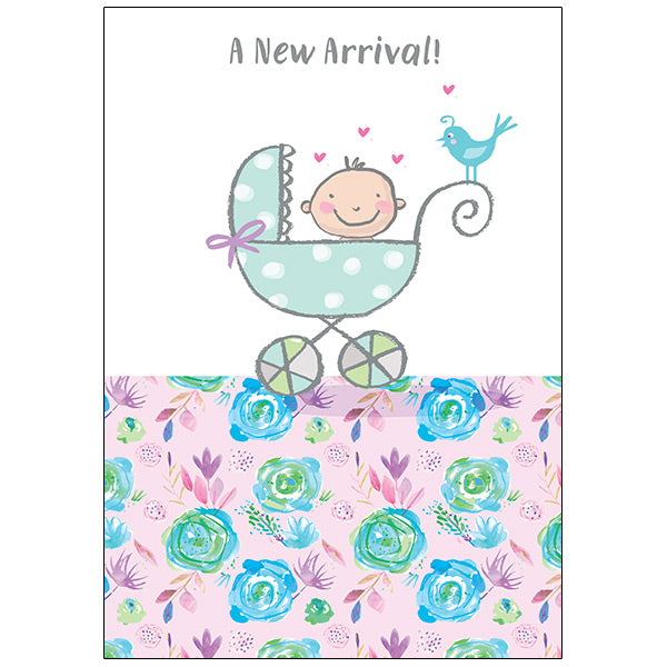 BABY CONGRATS CARDS A NEW ARRIVAL