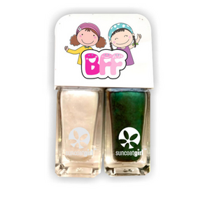 SUNCOAT BFF DUO NAIL POLISHES EVERGREEN