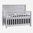 NEST VIBE CONVERTIBLE CRIBS WHITE/BROWN BARK