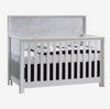 NEST VIBE CONVERTIBLE CRIBS WHITE/BROWN BARK