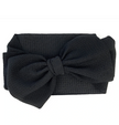 BABY WISP GIANT LANA BOW HEADBANDS BLACK