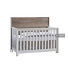 NEST VIBE CONVERTIBLE CRIBS WHITE/NATURAL OAK