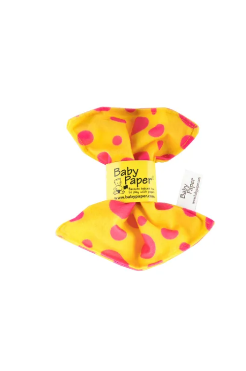 BABY PAPER YELLOW PINK DOT