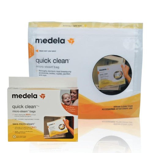 Medela Quick Clean Mircro Steam Bags (5 Pack)