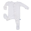 Kickee Pants Ruffle Footie Natural 9-12 Months