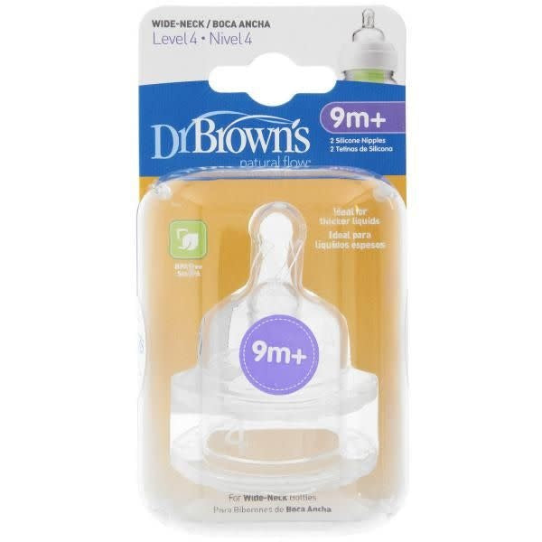 Dr. Brown's Original Wide Nipples (2 Pack)