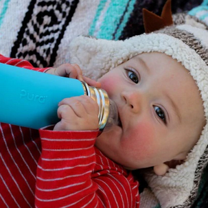 Pura Kiki 325 ml Stainless Steel Infant Bottle