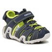 Geox Kraze Sandals Lime/Navy