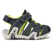 Geox Kraze Sandals Lime/Navy