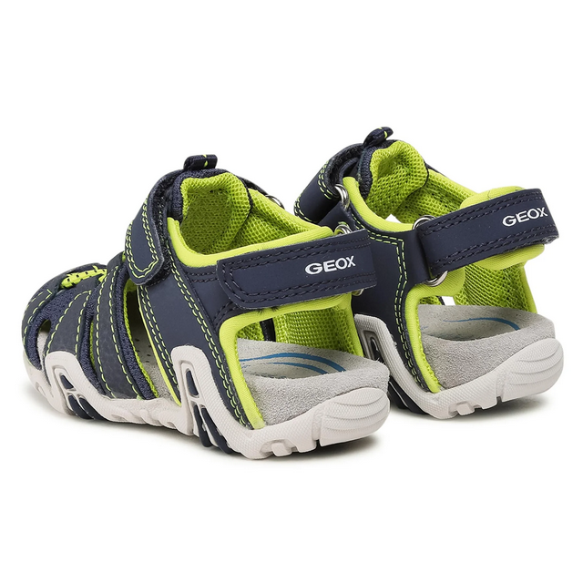 Geox Kraze Sandals Lime/Navy