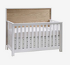 NEST VIBE CONVERTIBLE CRIBS WHITE/WHITE BARK