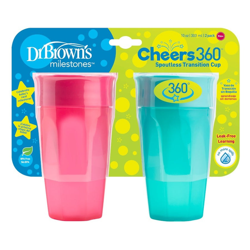 Dr. Brown's Cheers 360 10oz. Cups (2 pack)