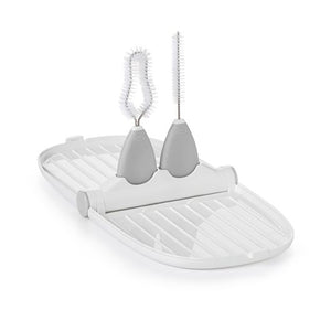 OXO Tot Breast Pump Parts Drying Rack with Detail Brushes