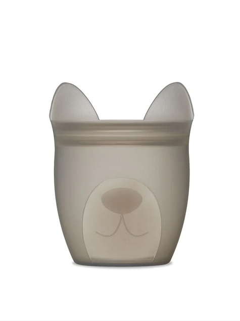 ZIP-TOP BABY SNACK CONTAINERS GREY DOG