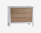 NEST FLEXX DRESSERS & STANDS WHITE/ NATURAL WHEAT 3 DRAWER XL