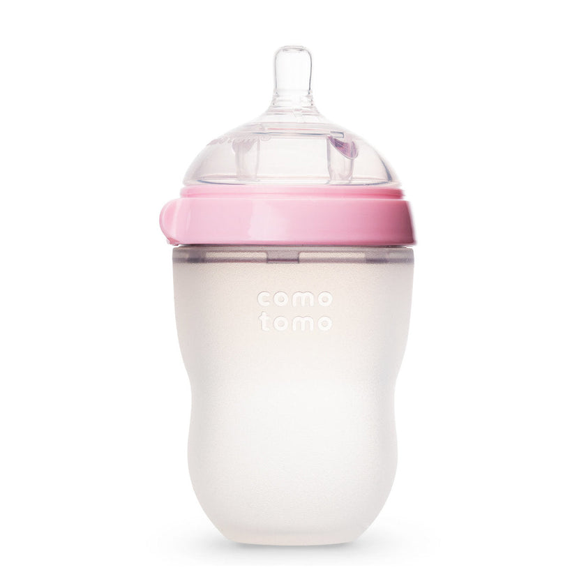 COMOTOMO BABY BOTTLES 8 OZ PINK