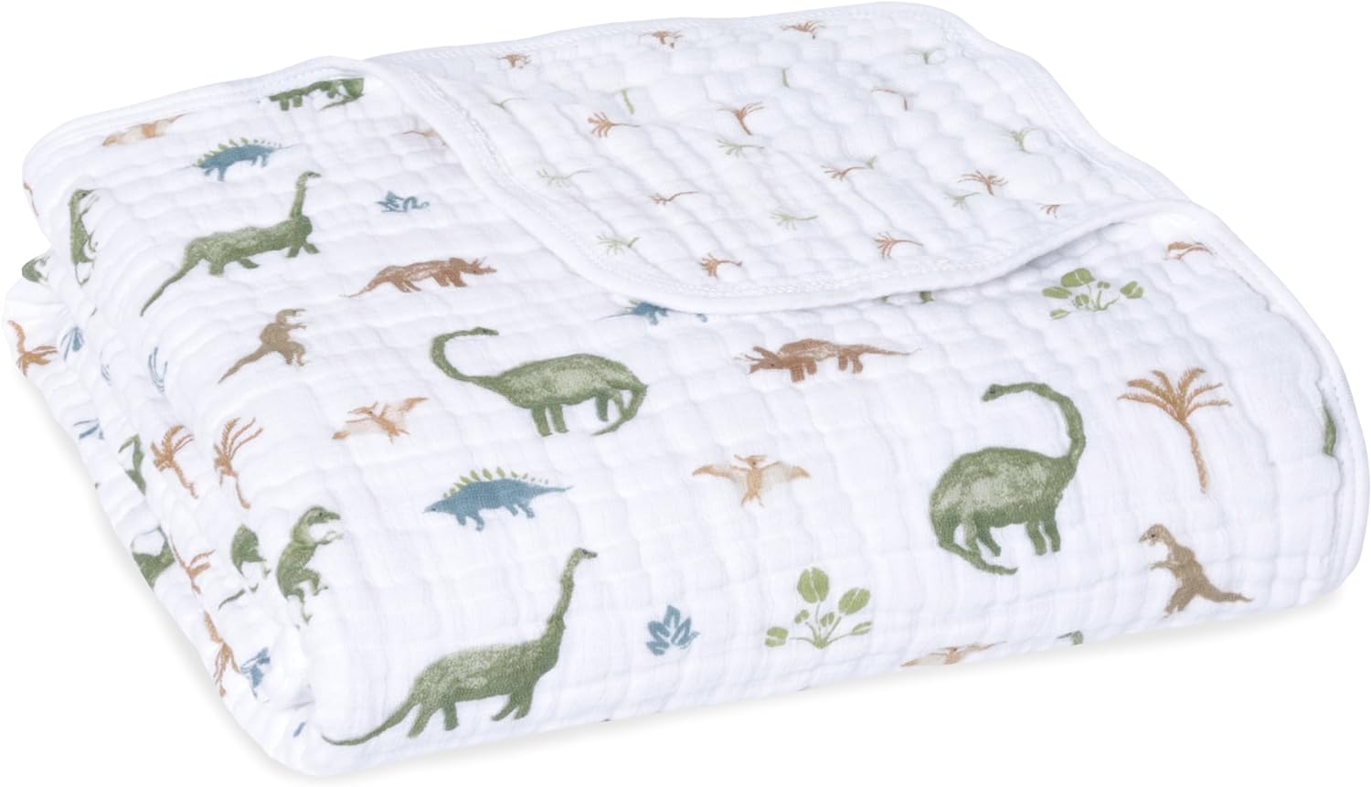 ADEN & ANAIS MUSLIN BLANKET DINO JUNGLE