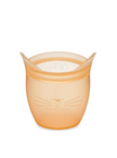 ZIP-TOP BABY SNACK CONTAINERS ORANGE CAT